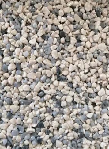 Granulat de marbre teinte Azur 2/5 mm pour moquette de pierre