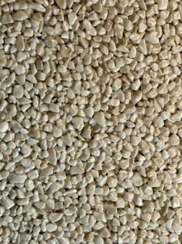 Granulat de marbre teinte Botticcino 2/4 pour moquette de pierre
