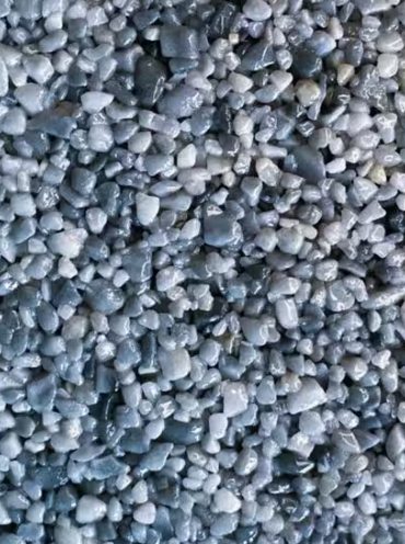 Granulat de marbre teinte Gris bleuté 2/5 mm pour moquette de pierre