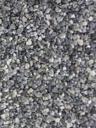 Granulat de marbre teinte Gris obscur 2/5 mm pour moquette de pierre