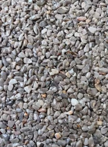 Granulat de marbre teinte Gris souris 2/4 pour moquette de pierre