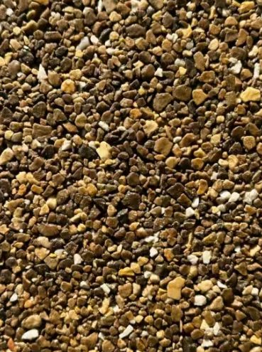 Granulat de marbre teinte Marron 2/5 mm pour moquette de pierre