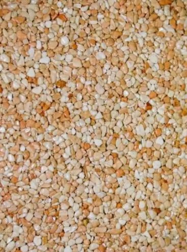 Granulat de marbre teinte Rose 2/4 mm pour moquette de pierre