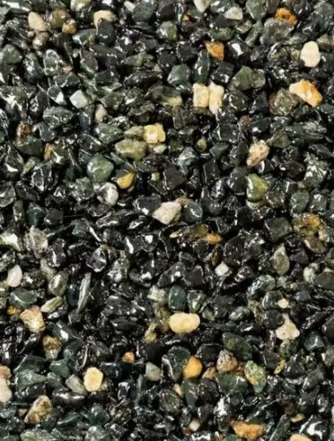 Granulat de marbre teinte vert 2/5 pour moquette de pierre